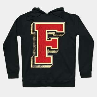 FABULOUS Letter F ✪ Vintage Retro Type Phenomenal Gift Idea For Friends Hoodie